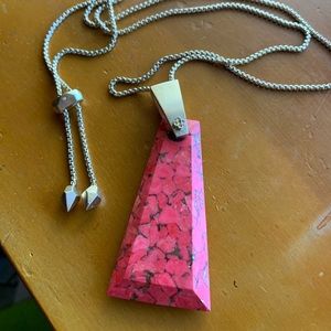 Kendra Scott Collins Red Magnesite Pendant